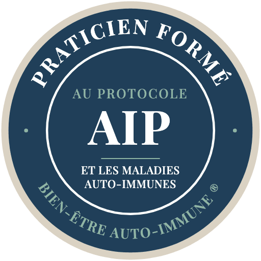 Sceau Praticien formé au Protocole AIP et les maladies auto-immunes, Bien-Être Auto-Immune